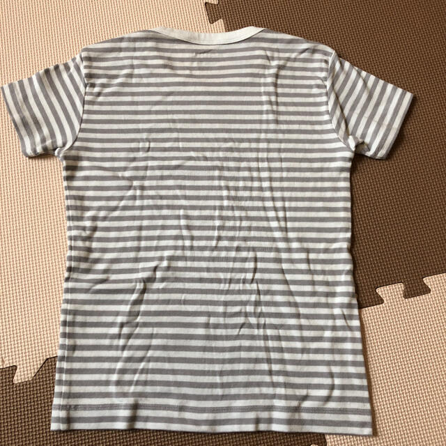 MUJI (無印良品)(ムジルシリョウヒン)の無印良品　ボーダーTシャツ レディースのトップス(Tシャツ(半袖/袖なし))の商品写真