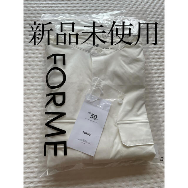 東原あき　forme  ホワイトビッグシャツ21ss