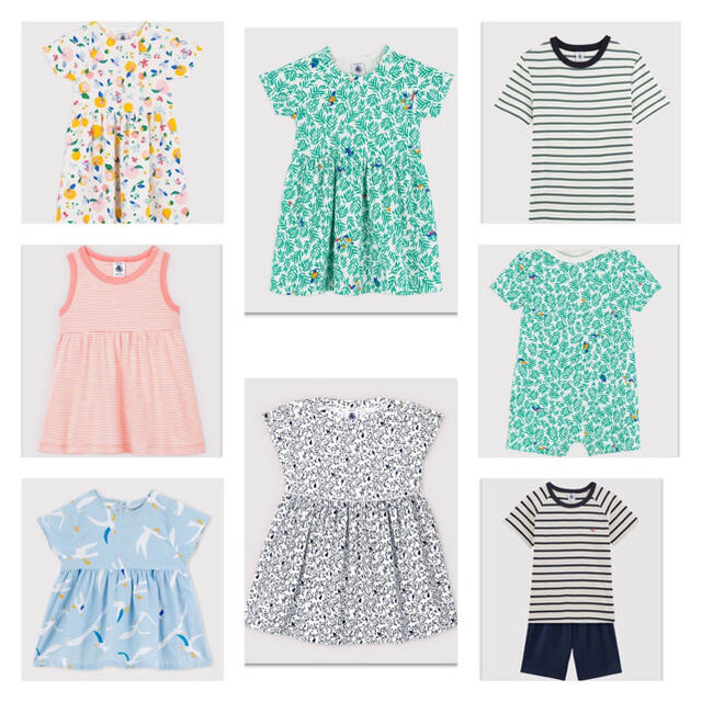 PETIT BATEAU(プチバトー)のsun様専用③ プチバトー キッズ/ベビー/マタニティのベビー服(~85cm)(ワンピース)の商品写真