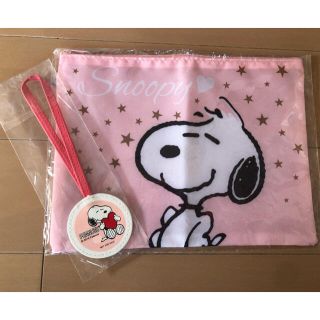 スヌーピー(SNOOPY)のスヌーピー　マタニティマーク&ポーチ　《新品未開封》(母子手帳ケース)