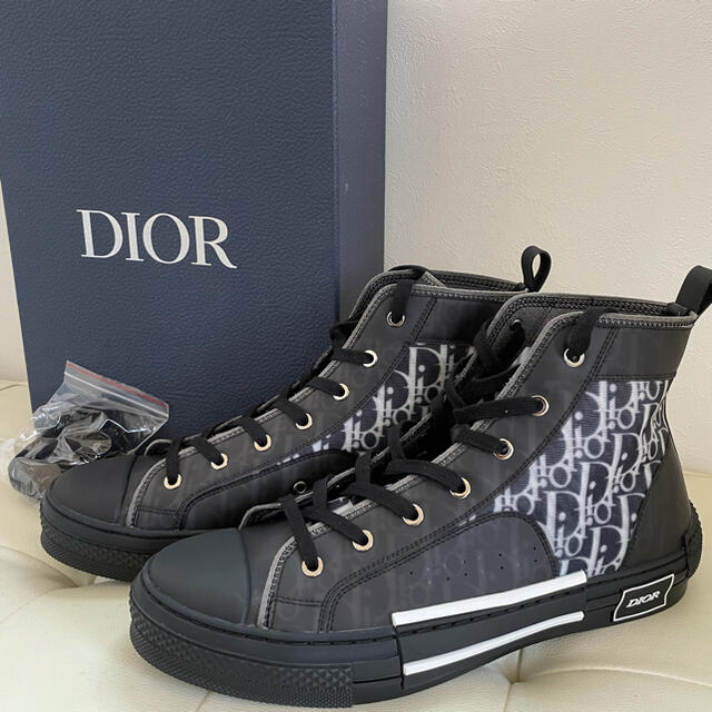 Dior ディオール ハイトップスニーカー オブリーク キャンバス 45 29