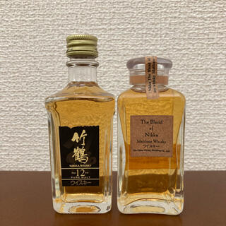 ニッカウイスキー(ニッカウヰスキー)のニッカ　竹鶴12年(旧ボトル)  ブレンドオブニッカ　2本セット(ウイスキー)