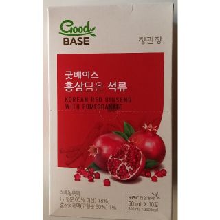  GoodBASE 紅参パック ザクロ 50ml×１０パック(その他)