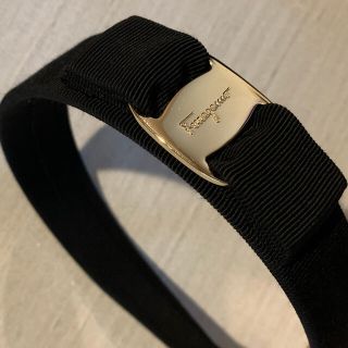 フェラガモ(Ferragamo)のフェラガモ  カチューシャ　ブラック(カチューシャ)