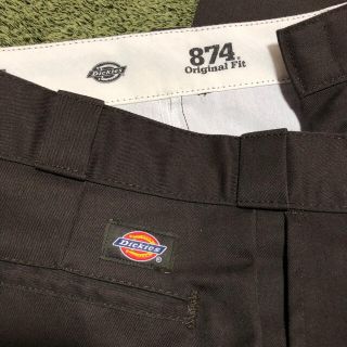 ディッキーズ(Dickies)のディッキーズ 874 ブラウン 34×32 試着程度 美品(ワークパンツ/カーゴパンツ)