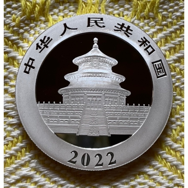 2021年 2022年パンダ銀貨30g　2枚セット