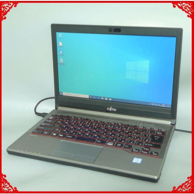 ノートPC 良品 E736/M 8G 320G RW 無線 Bluetooh富士通品名型番