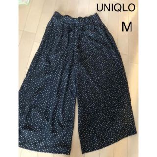 ユニクロ(UNIQLO)のけい様専用　　UNIQLO♡ガウチョパンツ ストライプ ワイドパンツ(カジュアルパンツ)