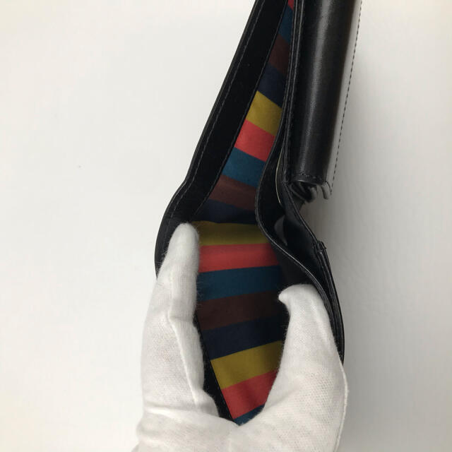 新品 Paul Smith ポールスミス 二つ折り財布 ブラック 黒 3