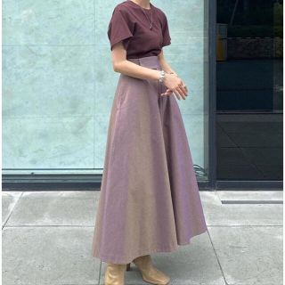 ステュディオス(STUDIOUS)のClane chambray circular skirt(ロングスカート)