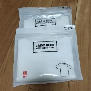 ユニクロ(UNIQLO)のUNIQLOキッズ クルーネックT120(Tシャツ/カットソー)