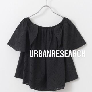 センスオブプレイスバイアーバンリサーチ(SENSE OF PLACE by URBAN RESEARCH)のアーバンリサーチ　オフショルレースブラウス　オフショルダー　コットン(シャツ/ブラウス(半袖/袖なし))