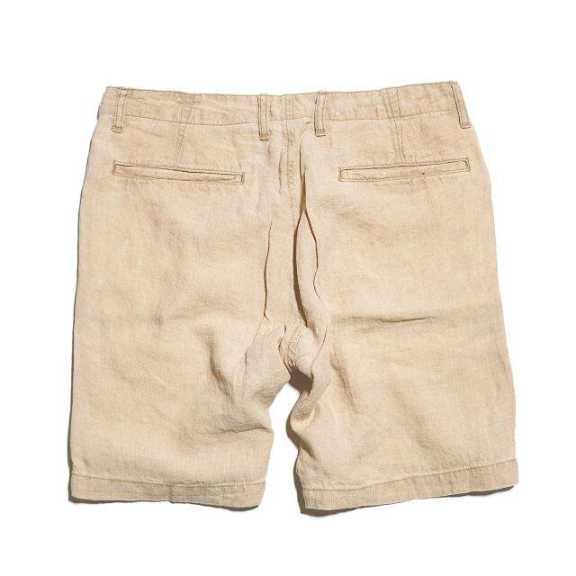 店舗良いパンツ正規取扱店 リネンショートパンツ ハーフパンツ 麻 ロンハーマン☆L