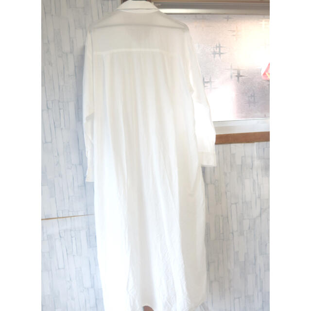 chocol raffine robe(ショコラフィネローブ)のブラウス綿100%ロングシャツ レディースのトップス(シャツ/ブラウス(長袖/七分))の商品写真