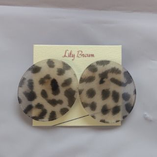 リリーブラウン(Lily Brown)のLily brown レオパード柄 ピアス(ピアス)