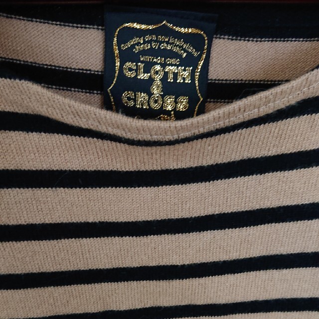 Hug O War(ハグオーワー)のぼんぼん様専用♥CLOTH & CROSS ボーダーTシャツ レディースのトップス(Tシャツ(長袖/七分))の商品写真
