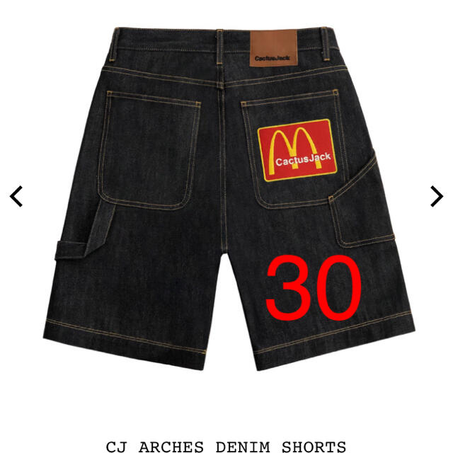 ☆安心の定価販売☆】 Scott Travis × SHORTS DENIM McDonald's デニム