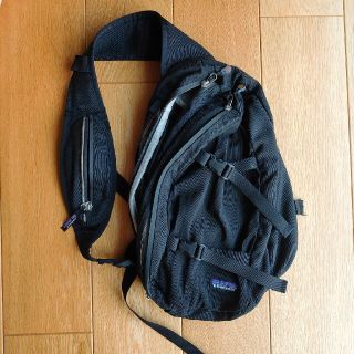 パタゴニア(patagonia)のパタゴニア patagonia  ワンショルダー かばん ボディバッグ 黒(ボディーバッグ)