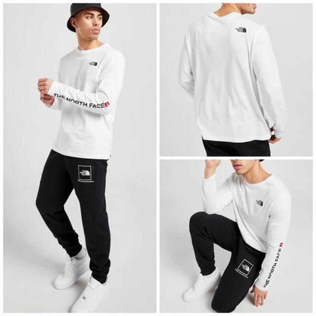 THE NORTH FACE(ザノースフェイス)の欧州限定◆21SS◆ノースフェイス アームプリント　ロンT UK L 日本L相当 メンズのトップス(Tシャツ/カットソー(七分/長袖))の商品写真