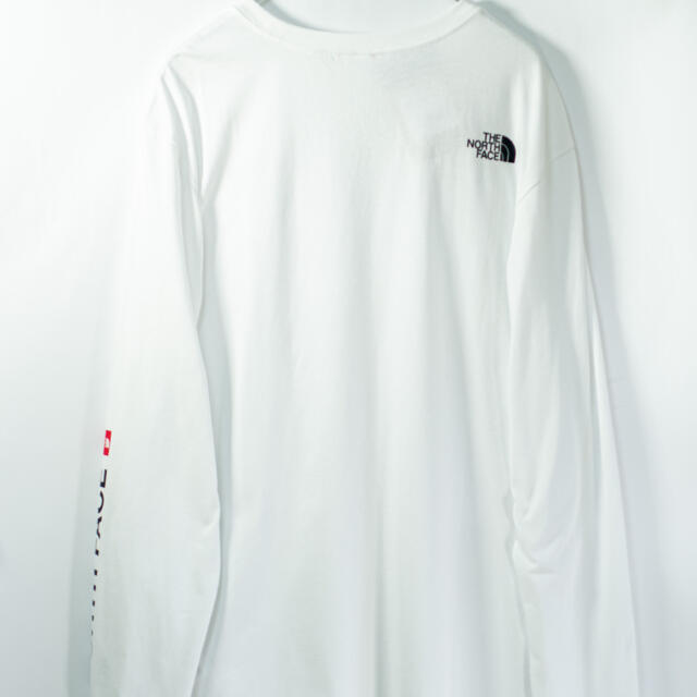 THE NORTH FACE(ザノースフェイス)の欧州限定◆21SS◆ノースフェイス アームプリント　ロンT UK L 日本L相当 メンズのトップス(Tシャツ/カットソー(七分/長袖))の商品写真