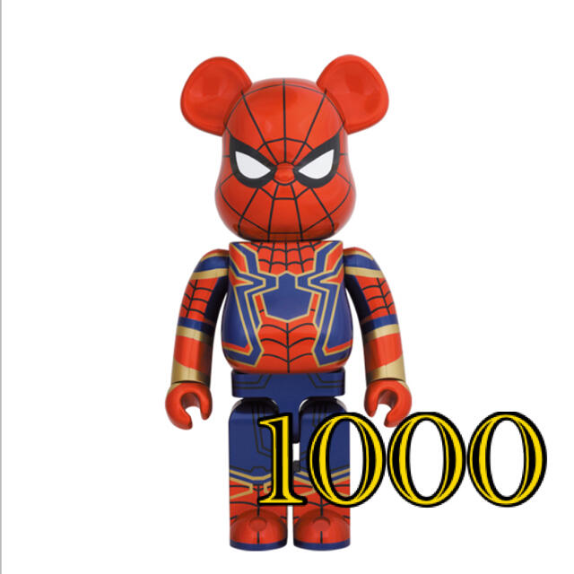 MEDICOM TOY(メディコムトイ)のBE@RBRICK IRON SPIDER 1000％ エンタメ/ホビーのフィギュア(アメコミ)の商品写真