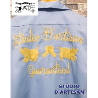 ステュディオダルチザン(STUDIO D'ARTISAN)のSTUDIO D'ARTISAN オープンカラーシャツ　アメカジ　ヴィンテージ(シャツ)