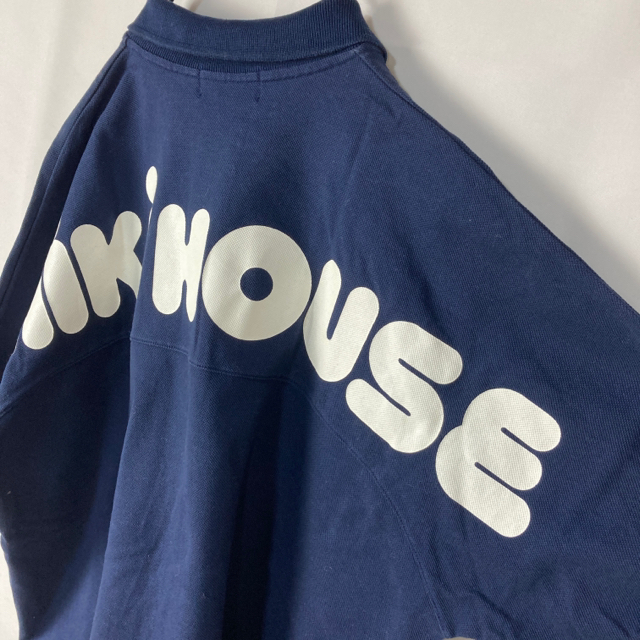 mikihouse(ミキハウス)の☆日本製☆オールドミキハウス☆ビッグロゴ☆半袖ポロシャツ☆ネイビー メンズのトップス(ポロシャツ)の商品写真