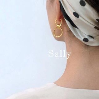 トゥデイフル(TODAYFUL)のSALE【ゴールド】エイトループ　ピアス(ピアス)