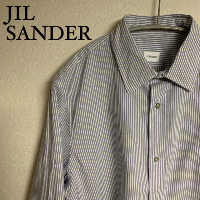 【定番】JIL SANDER ジルサンダー　ストライプ　シャツ　イタリア製