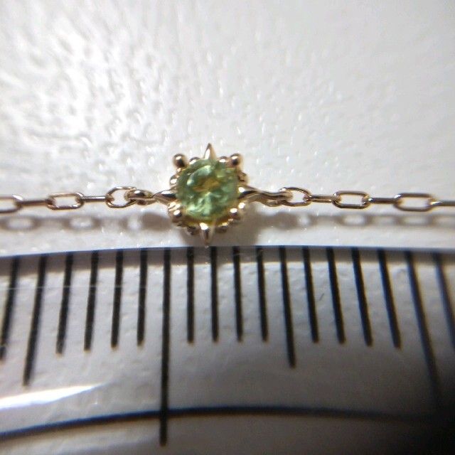 4℃(ヨンドシー)の４℃ ペリドット ダイヤモンド ブレスレット レディースのアクセサリー(ブレスレット/バングル)の商品写真