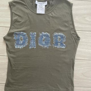 クリスチャンディオール(Christian Dior)の一度の未使用　Diorノースリーブ(カットソー(半袖/袖なし))