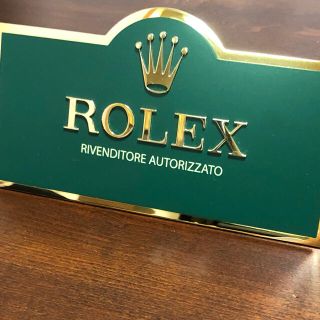 ロレックス(ROLEX)のイタリア表記　ロレックス BIGエンブレムプレート　ノベルティー　ディスプレイ (その他)