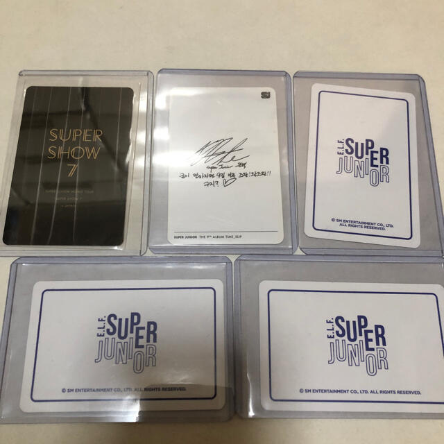 ウニョク　トレカ　SUPER JUNIOR ss7 バナナケーキアイドルグッズ