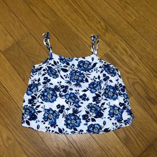 エイチアンドエム(H&M)の花柄トップス(キャミソール)