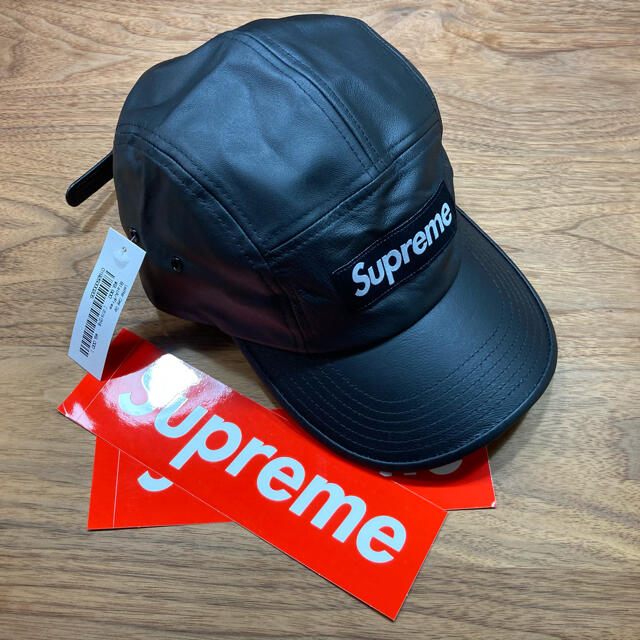 【新品】21ss supreme Leather Camp Cap / キャップ 2