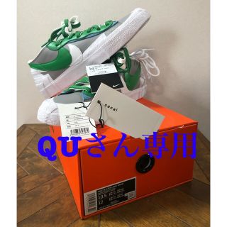 ナイキ(NIKE)のSACAI × NIKE BLAZER LOW "CLASSIC GREEN" (スニーカー)