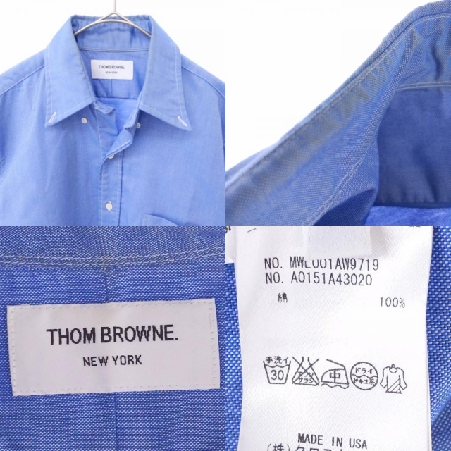 THOM BROWNE(トムブラウン)のTHOM BROWNE トムブラウン 長袖シャツ メンズのトップス(シャツ)の商品写真