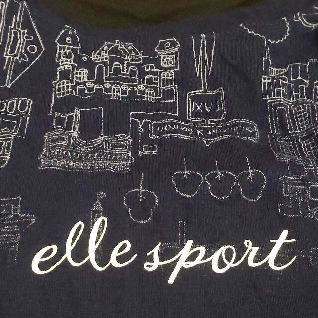 ELLE(エル)の新品未使用　Ｌサイズ　ELLE　SPORT　半袖長袖Tシャツセットレディース　 レディースのレディース その他(セット/コーデ)の商品写真