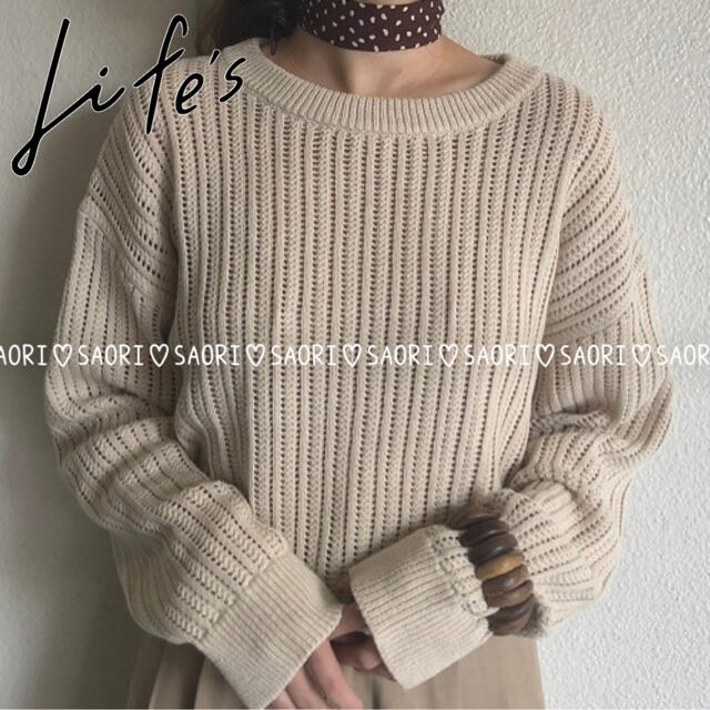 TODAYFUL【新品タグ付】Drop Stitch Knit 春ニット