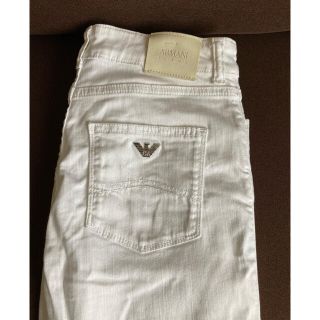 アルマーニジーンズ(ARMANI JEANS)のアルマーニのホワイトジーンズ(デニム/ジーンズ)