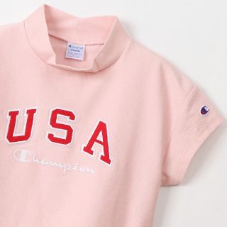 チャンピオン(Champion)の新品 M champion golf mock neck shirt pink(ウエア)