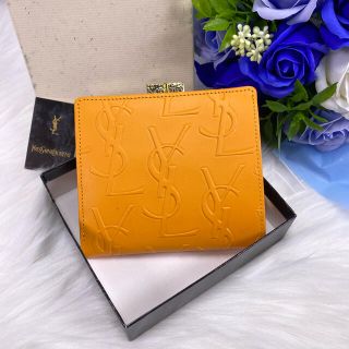 サンローラン(Saint Laurent)の✨美品✨Yves Saint Laurent サンローラン がま口 2つ折り(財布)