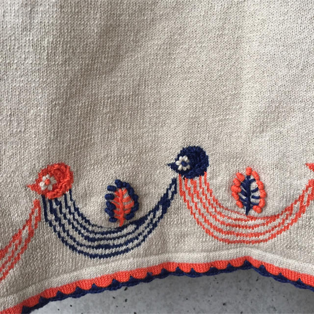 ミナペルホネン twitter 刺繍 ワンピース