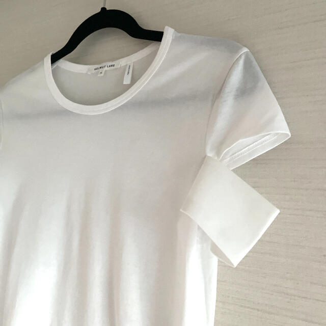 HELMUT LANG(ヘルムートラング)のヘルムートラング♡デザイン　Tシャツ　ホワイト レディースのトップス(カットソー(半袖/袖なし))の商品写真