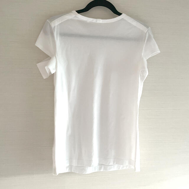 HELMUT LANG(ヘルムートラング)のヘルムートラング♡デザイン　Tシャツ　ホワイト レディースのトップス(カットソー(半袖/袖なし))の商品写真