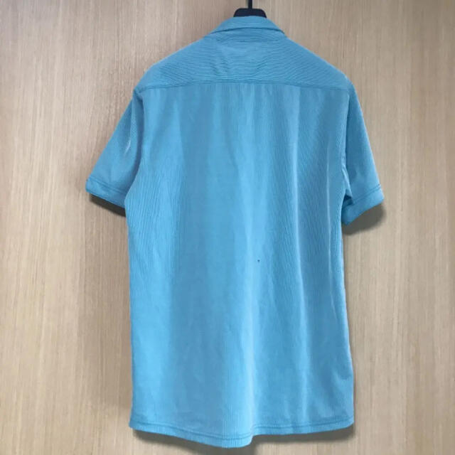 TIGORA(ティゴラ)のTIGORA ティゴラ　メンズ　L ポロシャツ　半袖　ブルー　トップス　ウェア スポーツ/アウトドアのゴルフ(ウエア)の商品写真