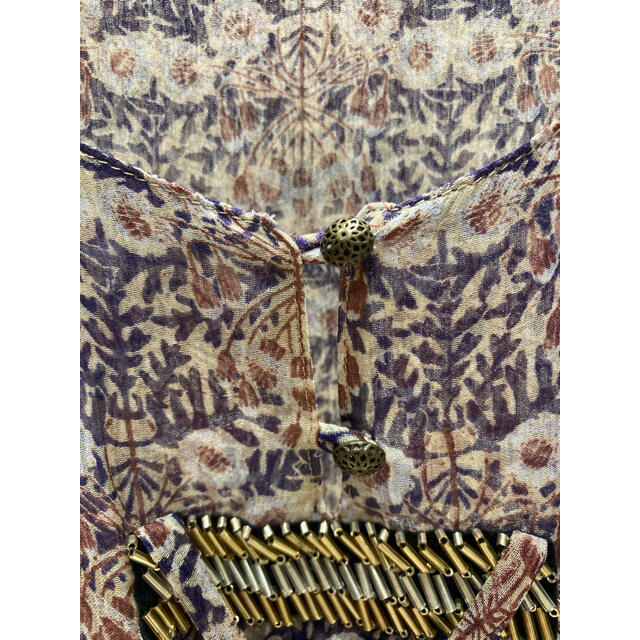 archi(アーキ)のarchiシルク花柄プリントブラウス レディースのトップス(シャツ/ブラウス(半袖/袖なし))の商品写真