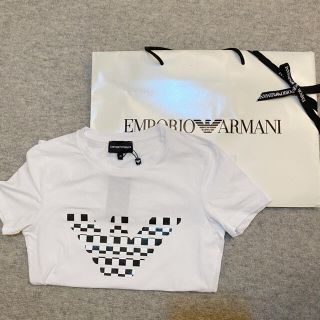 エンポリオアルマーニ(Emporio Armani)のエンポリオアルマーニ　Tシャツ白　Emporio Armani(Tシャツ/カットソー(半袖/袖なし))