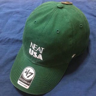 コモリ(COMOLI)のニート　NEAT USA グリーン　キャップ　帽子(キャップ)