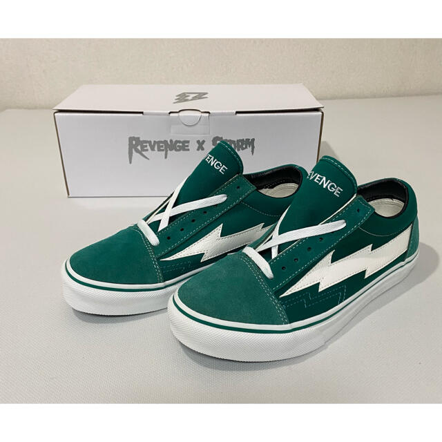 GREEN緑色生産国新品 本物 REVENGE STORM 27cm 緑色　リベンジストーム　箱付き